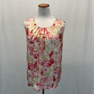 Giambattista Valli Floral 100% Silk Tank Top Sz. 42 (S)
